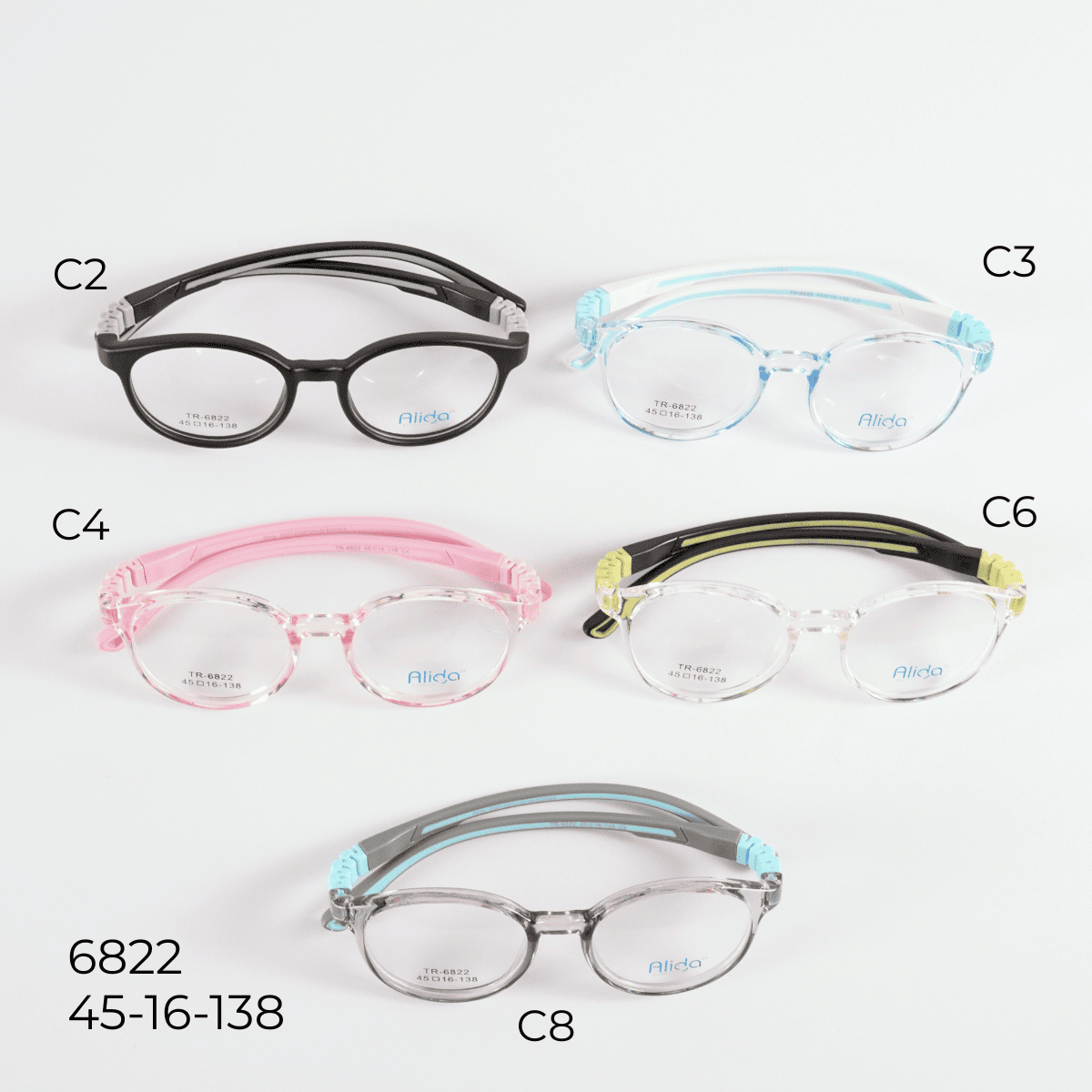 ALIDA TR90 KID 6822